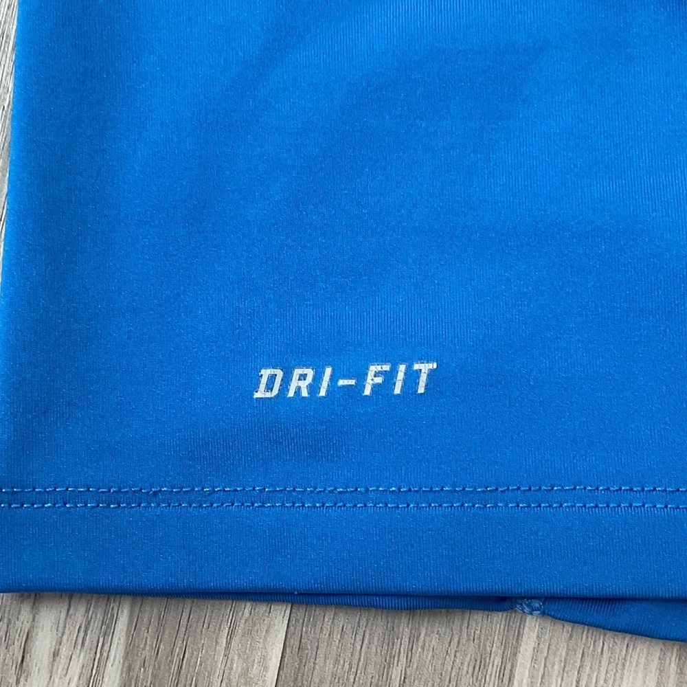 Nike Royal Blue Long Sleeve Performance Top dry fit size M - Picture 3 of 6